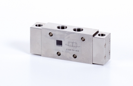 5/2-double pilot valve, G 1/4", stainless steel A4