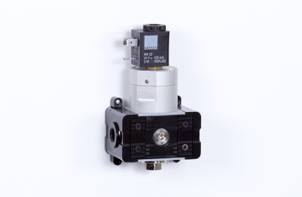 3/2-way control valve - electrically operated -  15 bar (A-1)