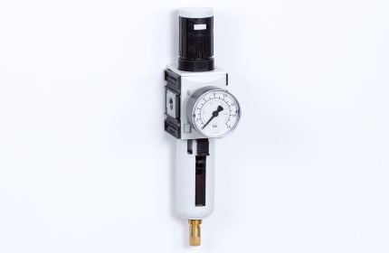 Filter-regulator - automatic drain - 8 bar - 5 micron + Pressure gauge (FS-1)