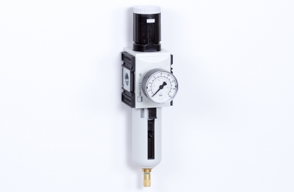 Filter-regulator - automatic drain - 8 bar - 5 micron + Pressure gauge (FS-2)