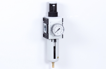 Filter-regulator - automatic drain - 8 bar - 5 micron + Pressure gauge (FS-4)