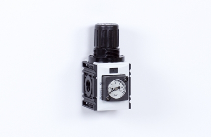 Regulator with continuous pressure supply - 8 bar + Pressure gauge (FS-0)