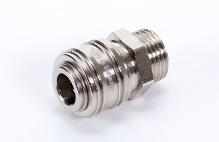 Quick coupling socket, male thread - DN7,2